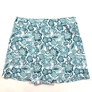 Ripskirt Wrap Cover Up Skirt Sea Glass Floral Paisley